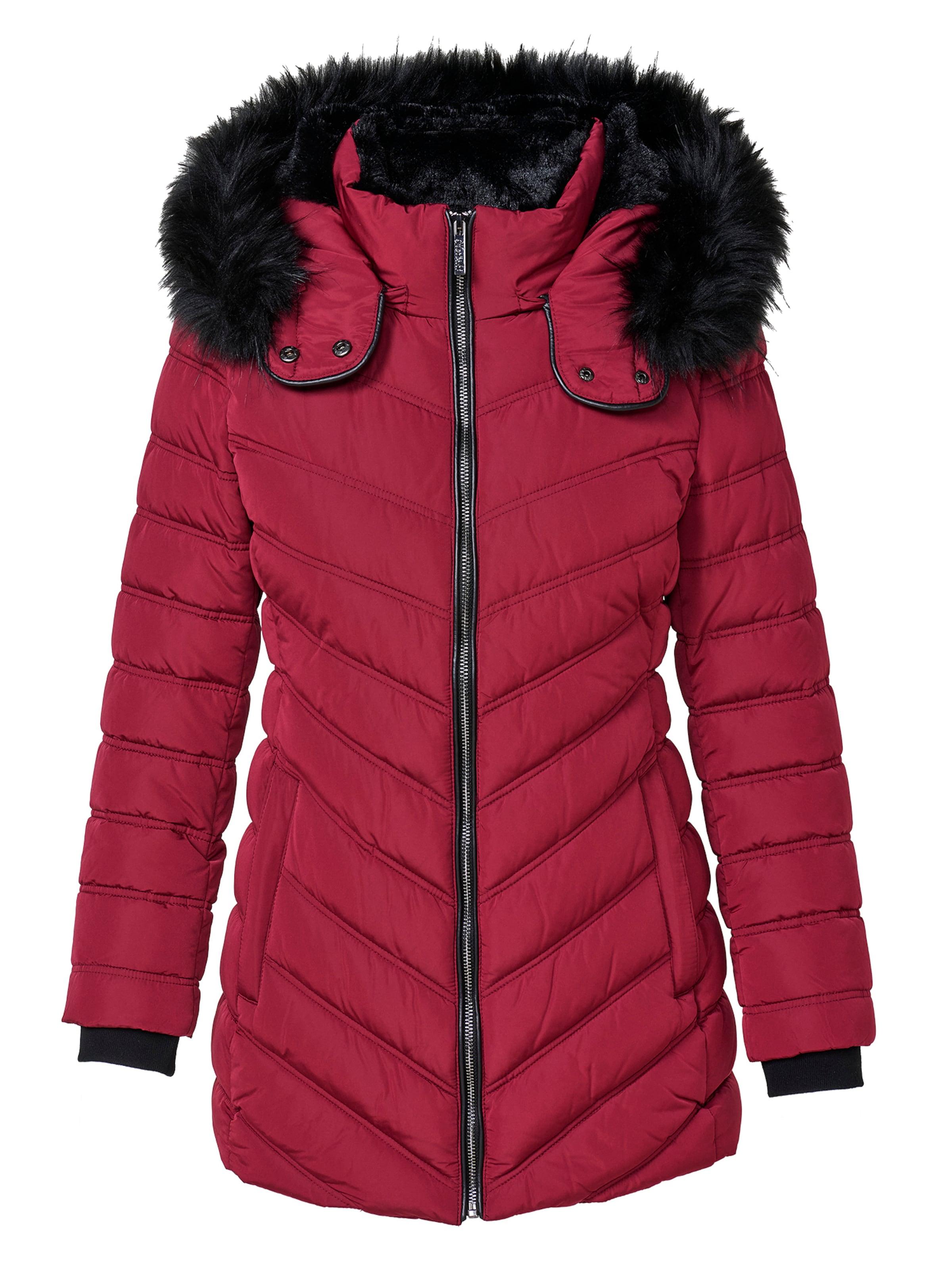 KOROSHI Zimná bunda - Červená: predná strana