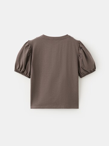 T-Shirt 'BROWNSET' MANGO KIDS en marron