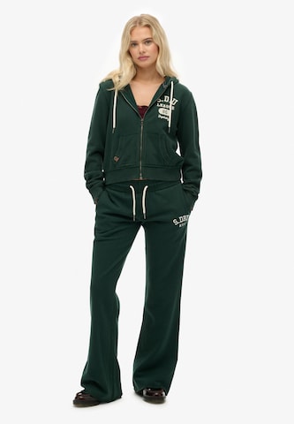 Superdry & Co Flared Broek in Groen