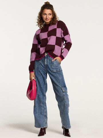 Pull-over 'Helsinki Check' Shiwi en violet