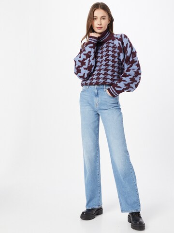 Wide leg Jeans 'Mia' de la Ivy Copenhagen pe albastru