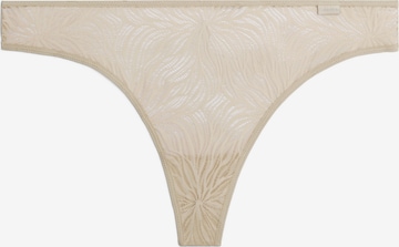 String Calvin Klein Underwear en beige : devant