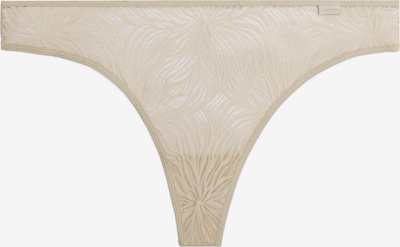 Calvin Klein Underwear String en beige, Vue avec produit