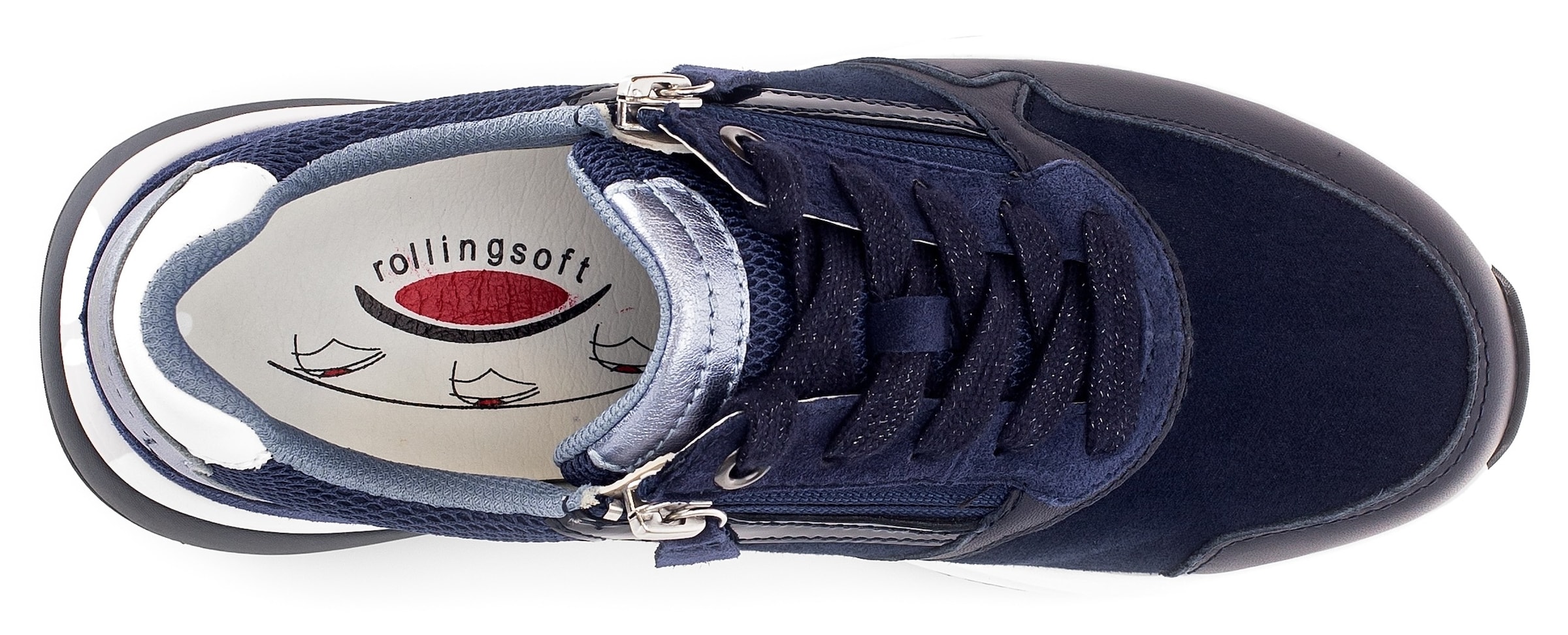 Gabor Rollingsoft Sneakers in Blue