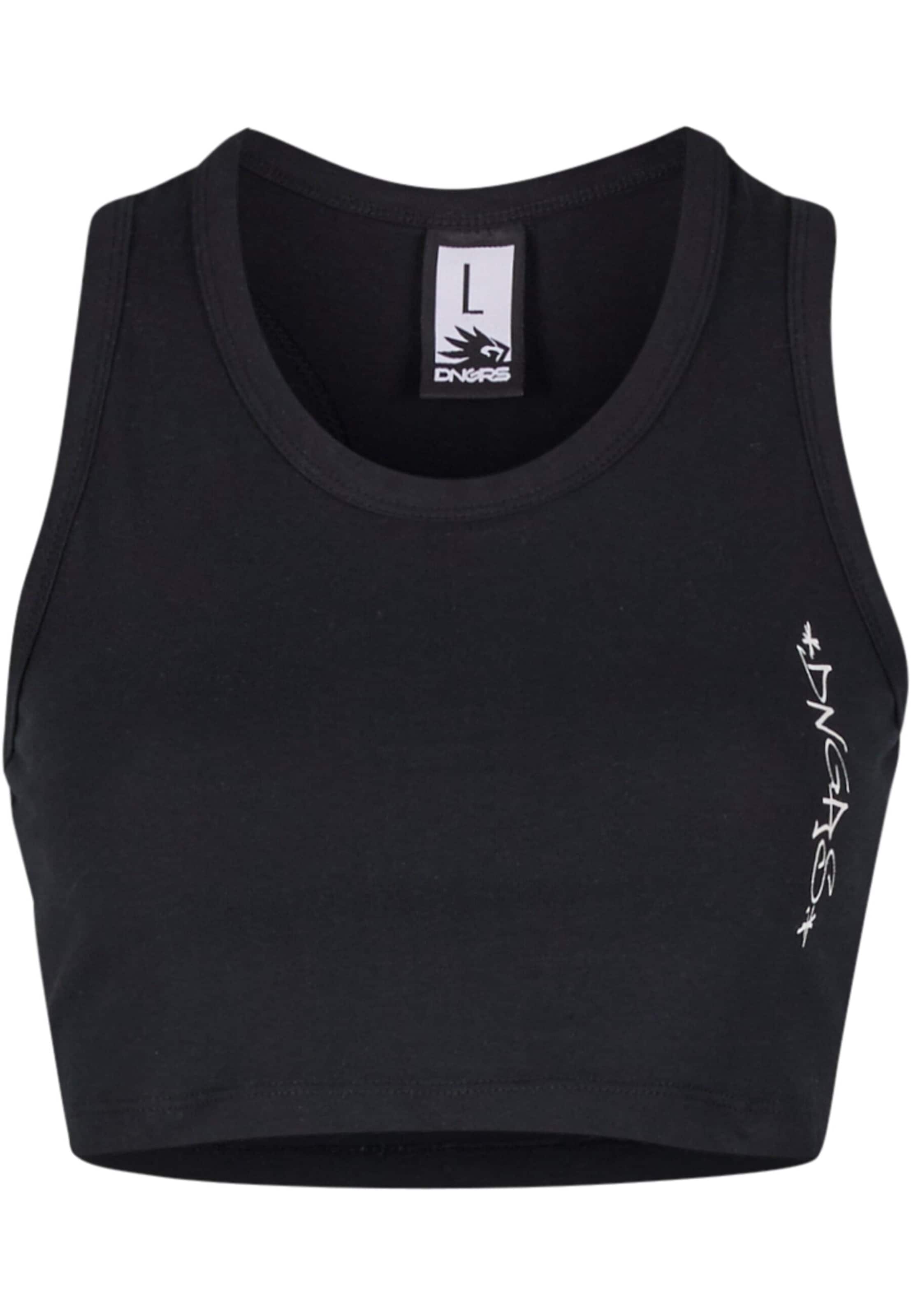 Dangerous DNGRS Bustier BH 'Express' in Schwarz: Vorderseite