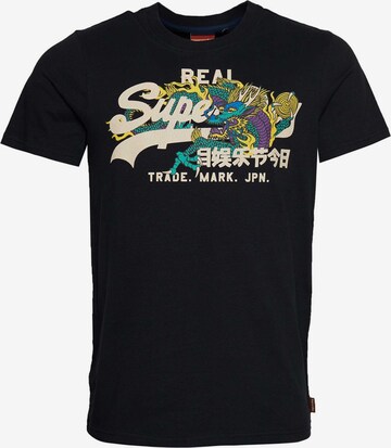 Superdry T-Shirt in Schwarz: predná strana