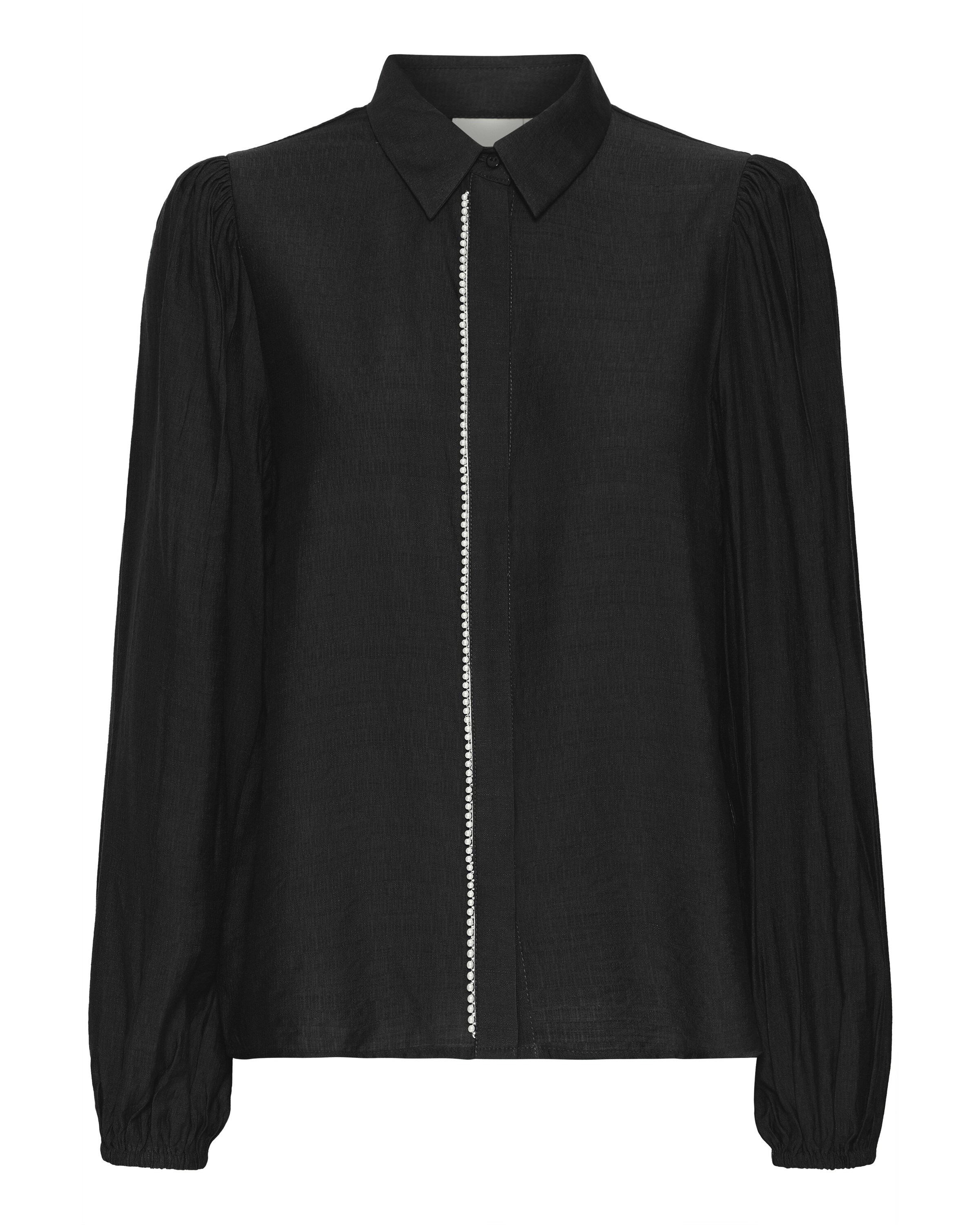 ICHI Bluse 'Ihrhines SH2' in Schwarz: Vorderseite