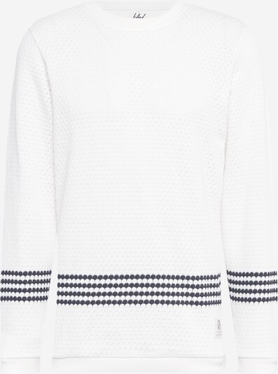 bleed clothing Pullover 'Wavestripe' in schwarz / weiß, Produktansicht