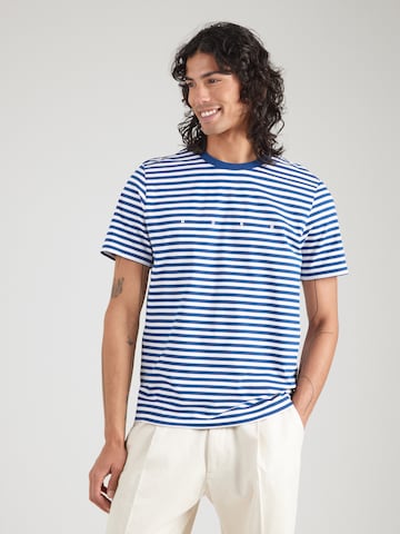 T-Shirt 'Demptee' HUGO en bleu : devant