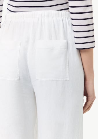 comma casual identity - Perna larga Calças em branco