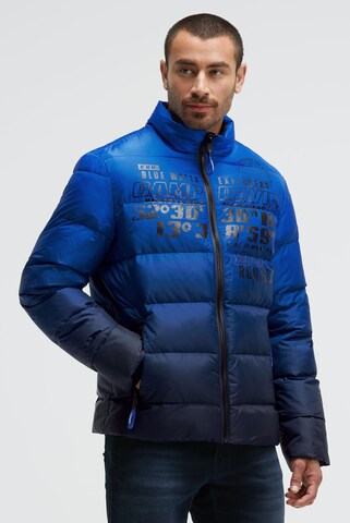 CAMP DAVID Winter Jacket in Blue: front