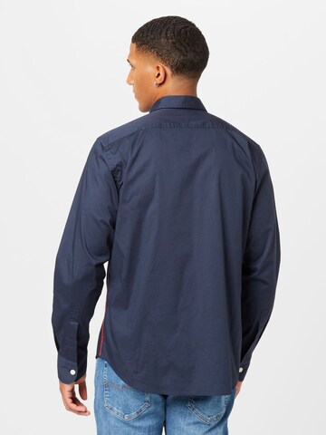 La Martina Regular fit Button Up Shirt in Blue