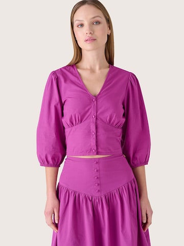 Camomilla Bluse 'Ciapa' in Lila: Vorderseite