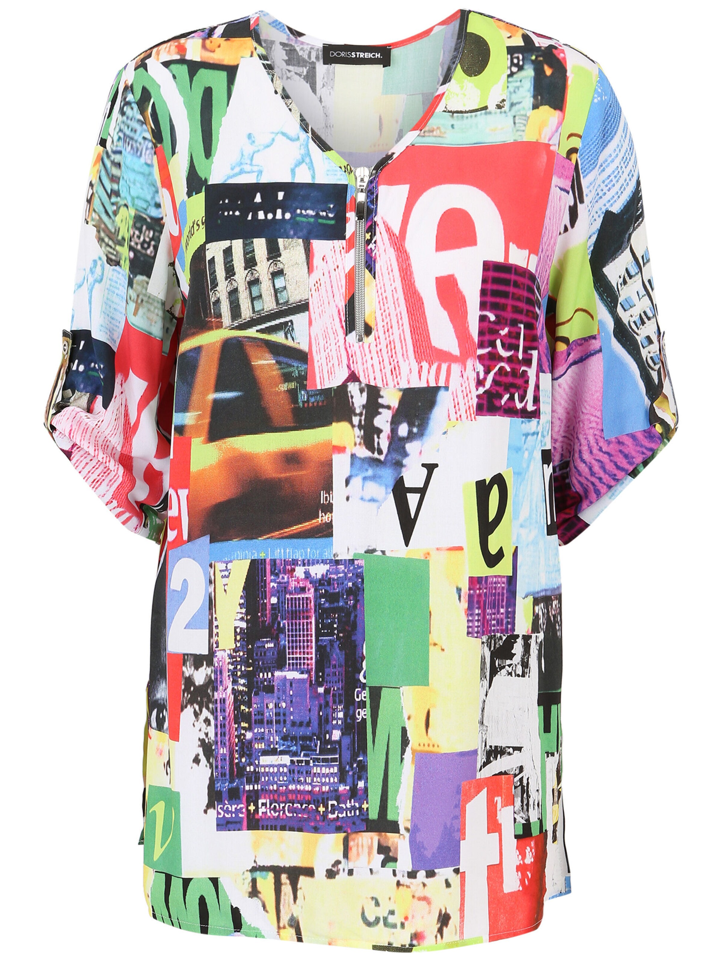 Doris Streich Bluse in Mischfarben: Vorderseite