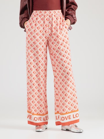 Emily Van Den Bergh Zvonové kalhoty Kalhoty – oranžová: přední strana