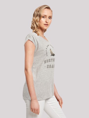 F4NT4STIC Shirt 'Robbe Knut & Jan Hamburg' in Grijs