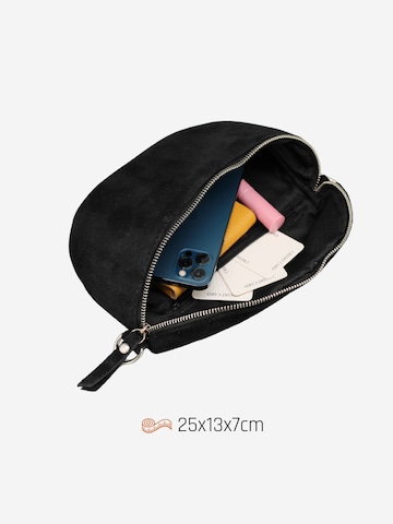 Adel Bags Fanny Pack 'Suede' in Black