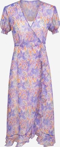 Robe d’été 'VIENNA Silk Wrap Dress' Introvertie VIENNA en violet : devant