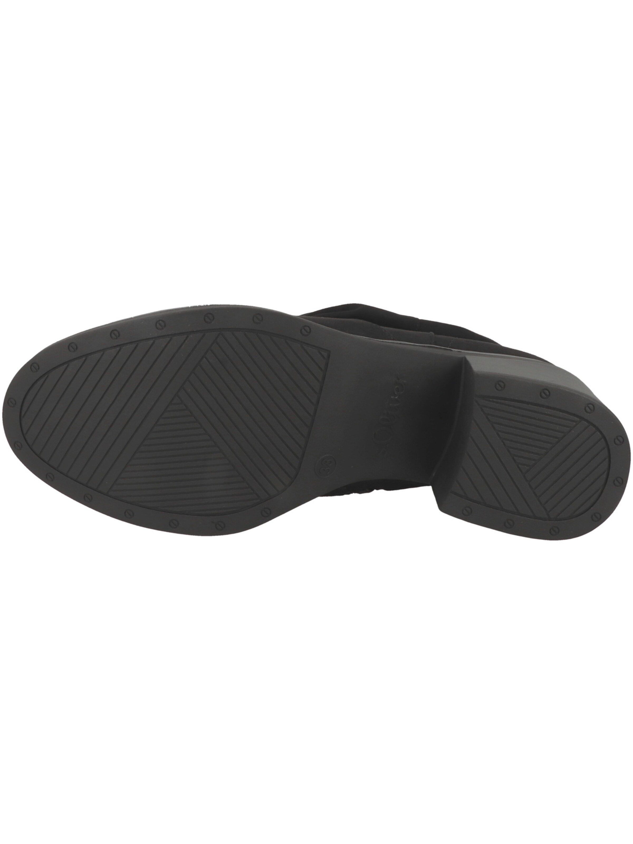 s.Oliver Laarzen in Zwart