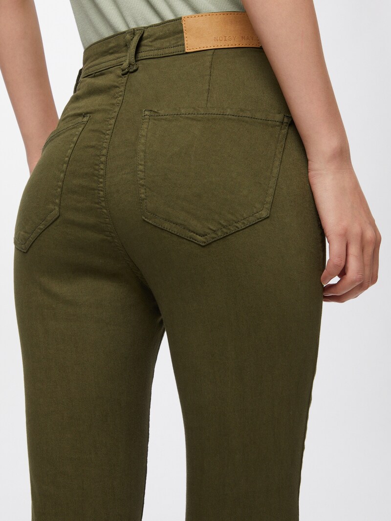 Women Clothing Noisy may Fabric pants Green
