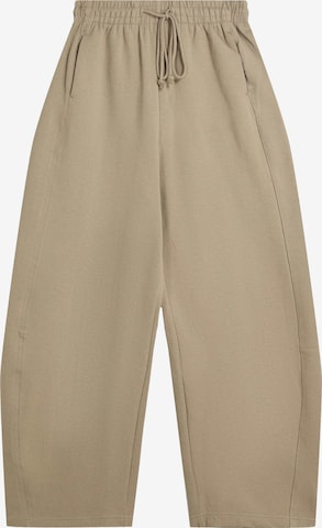 Bershka Trousers in Beige: front