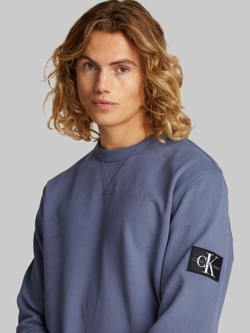 Calvin Klein Jeans Mikina - Modrá