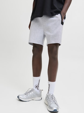 JACK & JONES - regular Pantalón 'JPSTGORDON FUSION' en gris