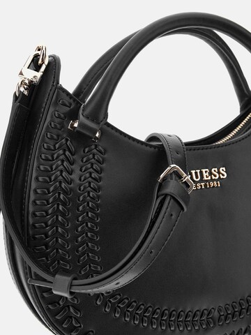 GUESS Handtasche 'Tatum Einsatz' in Schwarz