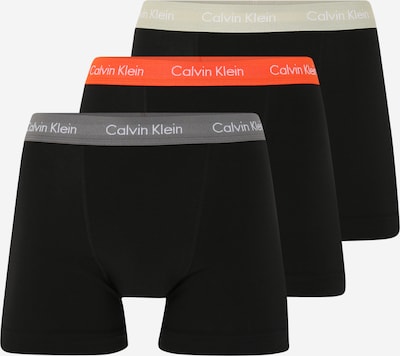 Calvin Klein Underwear Boxershorts i mörkgrå / khaki / orange / svart, Produktvy