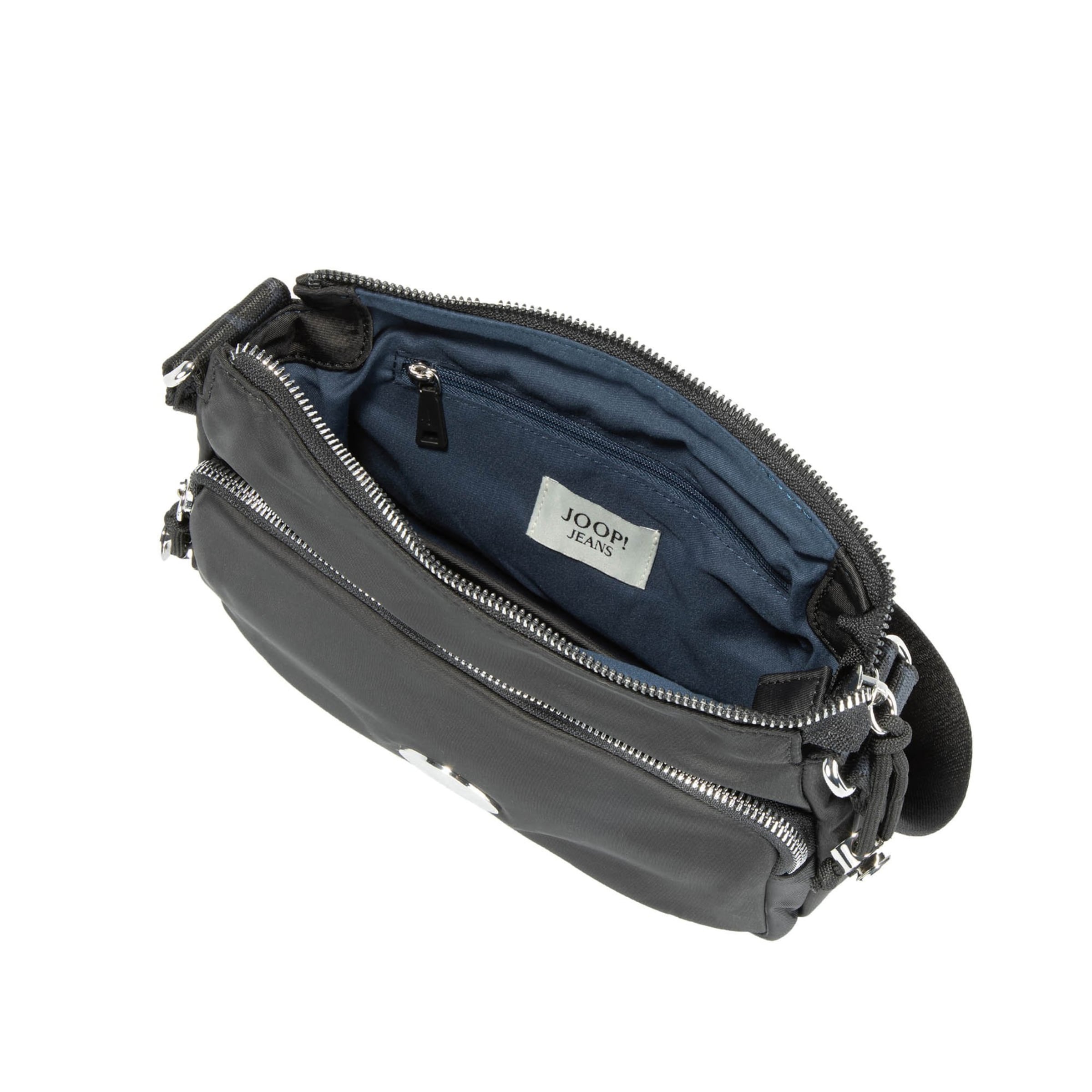 JOOP! Jeans - Mala de ombro 'Lietissimo 1.0 Jasmina' em preto