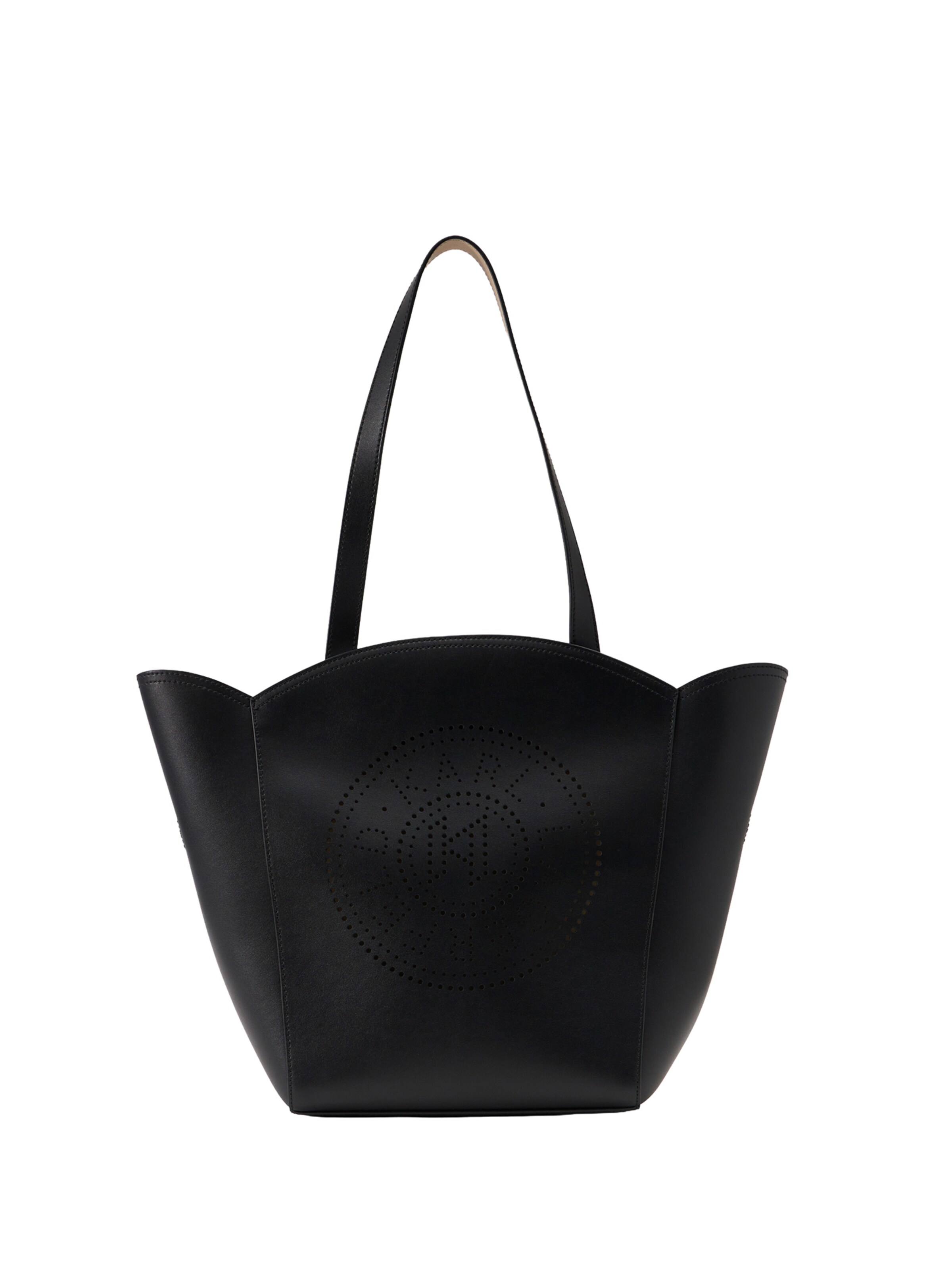 Cabas Karl Lagerfeld en noir : devant