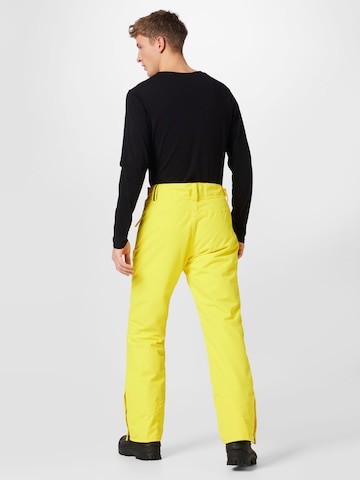 BRUNOTTI Regular Sports trousers 'Footrail' in Yellow