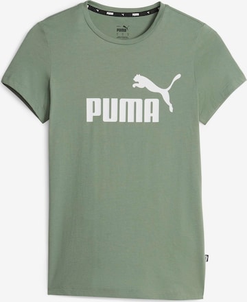 PUMA Performance Shirt 'Essential' in Green: front