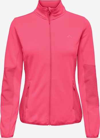 Veste en polaire 'ONPJETTA' ONLY PLAY en rouge : devant