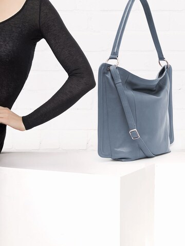 Gretchen Shopper 'LYRA' in Blau: Vorderseite