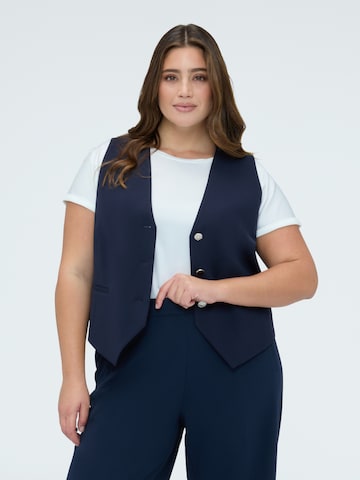 Fiorella Rubino - Chaqueta de entretiempo en azul: frente