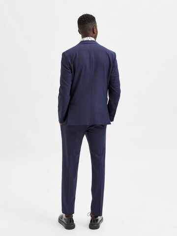 SELECTED HOMME Regular fit Colbert in Blauw