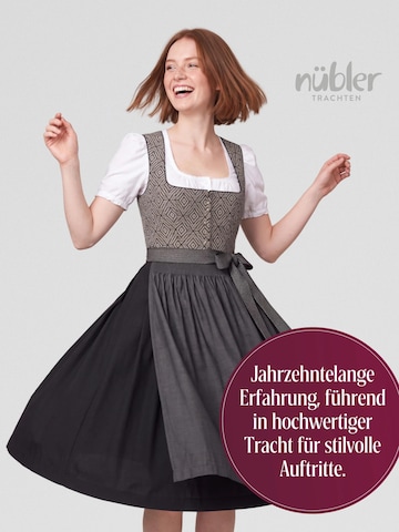 Trachtenhof Nübler Dirndl 'Dirndl midi Grace'‌‌‌‌ in Schwarz