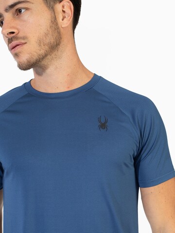 Spyder Functioneel shirt in Blauw