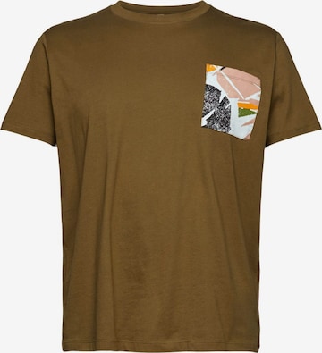 EDC BY ESPRIT Shirt in Brown: front