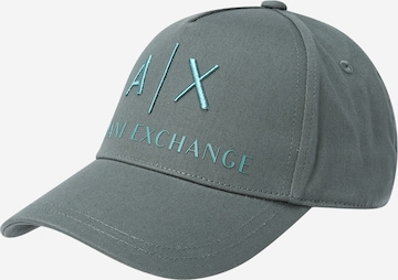 ARMANI EXCHANGE - Gorra en verde: frente