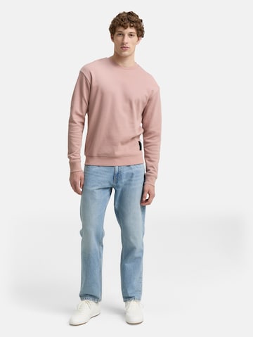 TOM TAILOR DENIM Sweatshirt in Rood