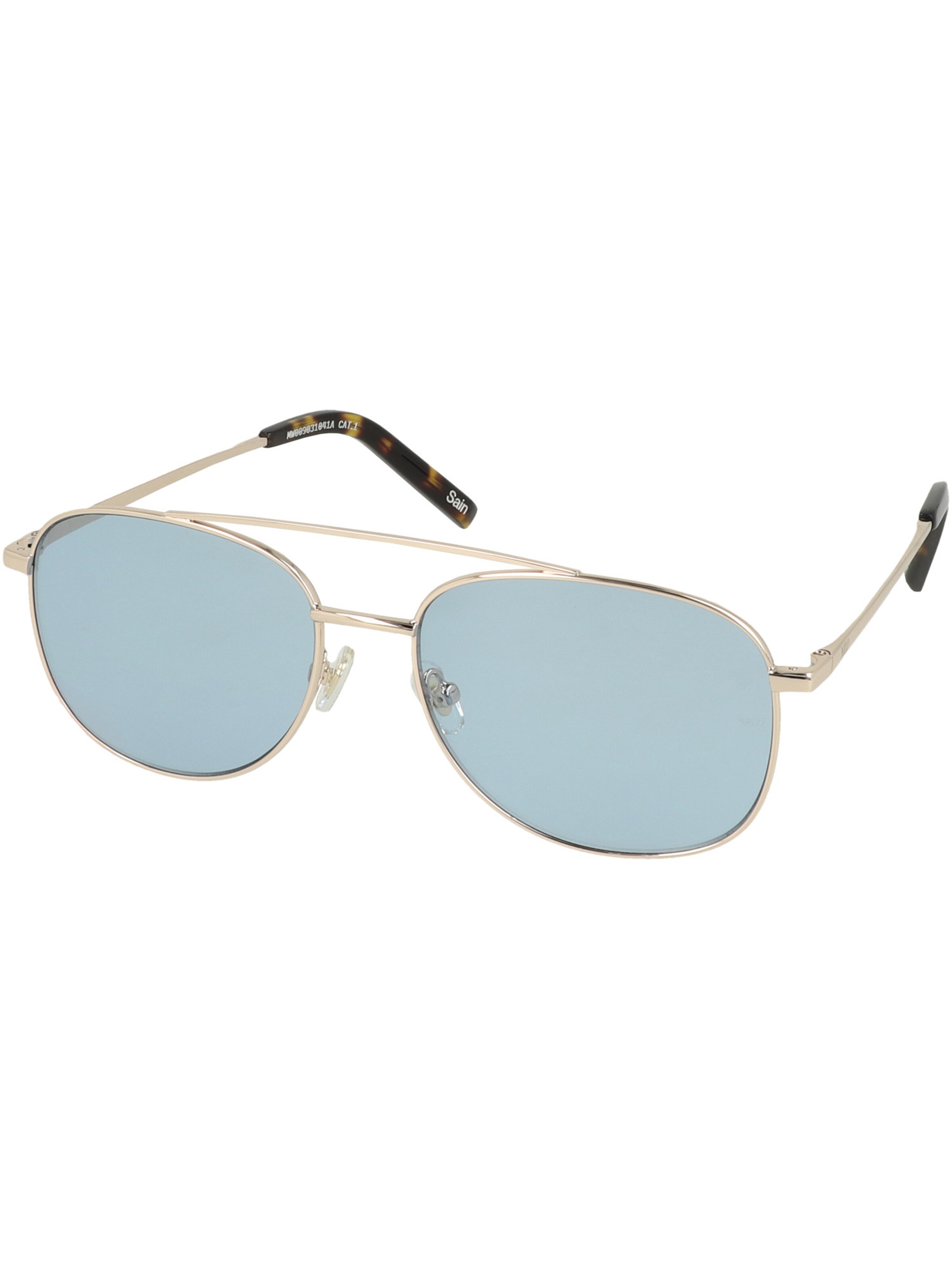 MessyWeekend Sunglasses ' SAIN ' in Gold: front