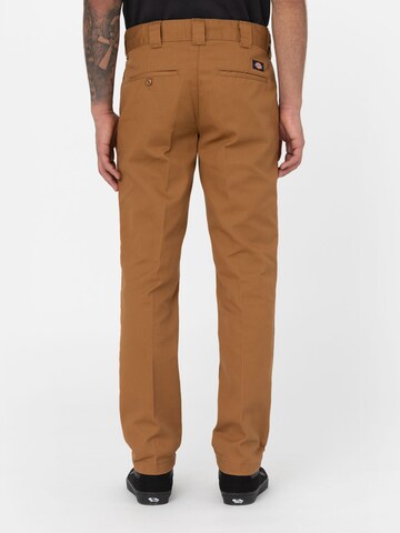 DICKIES Regular Pleated Pants '872' in Brown