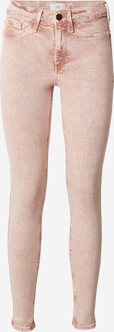 River Island Skinny Jeans 'MOLLY' in Pink: front