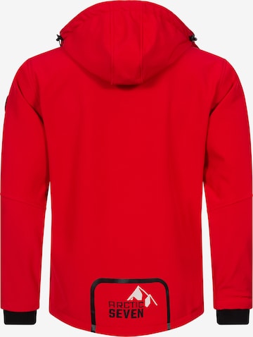 Arctic Seven Functionele jas in Rood