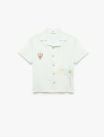 Koton Regular fit Overhemd in Groen: voorkant