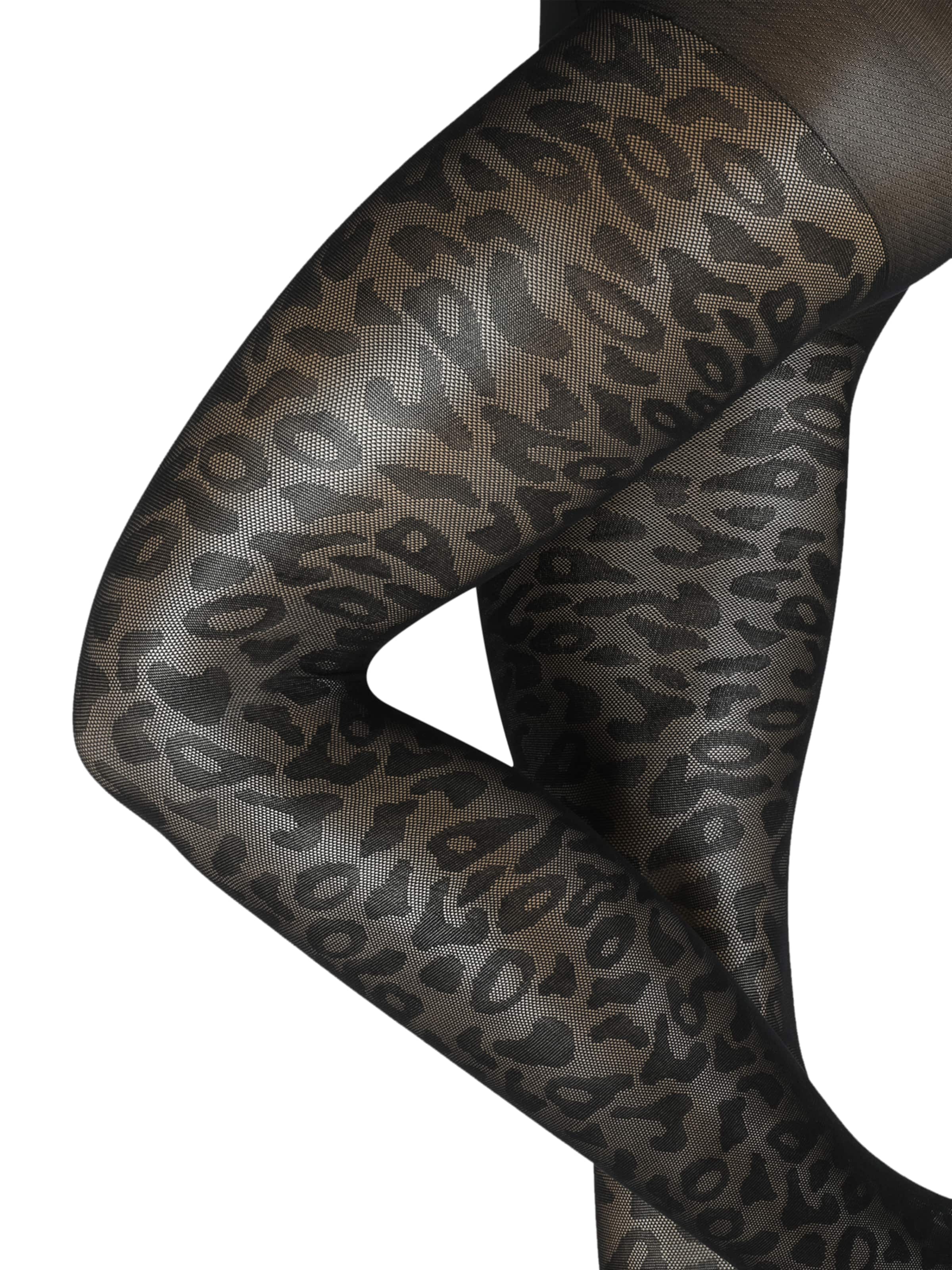 PIECESNajlonske hulahopke 'PCRABINE' - crna boja