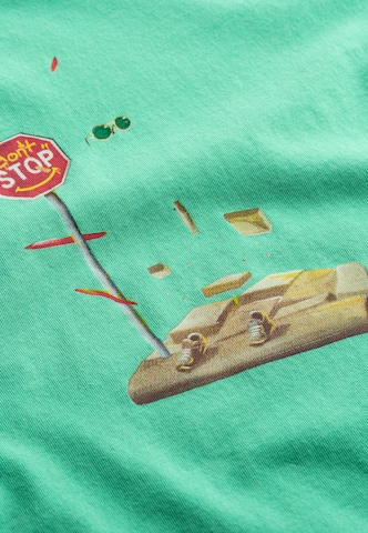 T-Shirt 'Jionda' Kaft en vert
