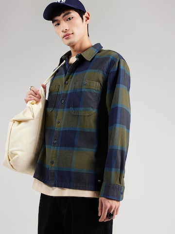 Coupe regular Chemise 'Larkspur' VANS en vert : devant